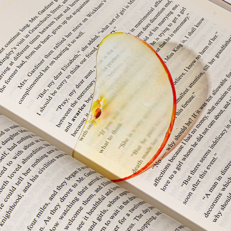 Cosplay Prop Book - Cuteart Fruit Shaped Bookmark Transparent Acrylic