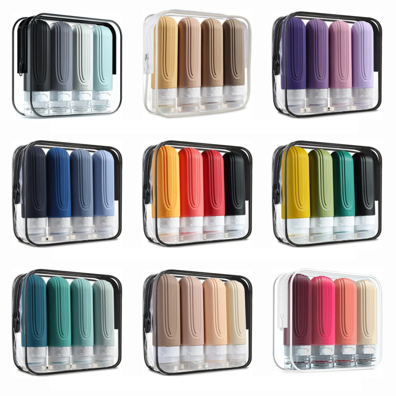 Hair Spray Color - 90 Ml/Set Silicone Travel Colorful Cosmetic