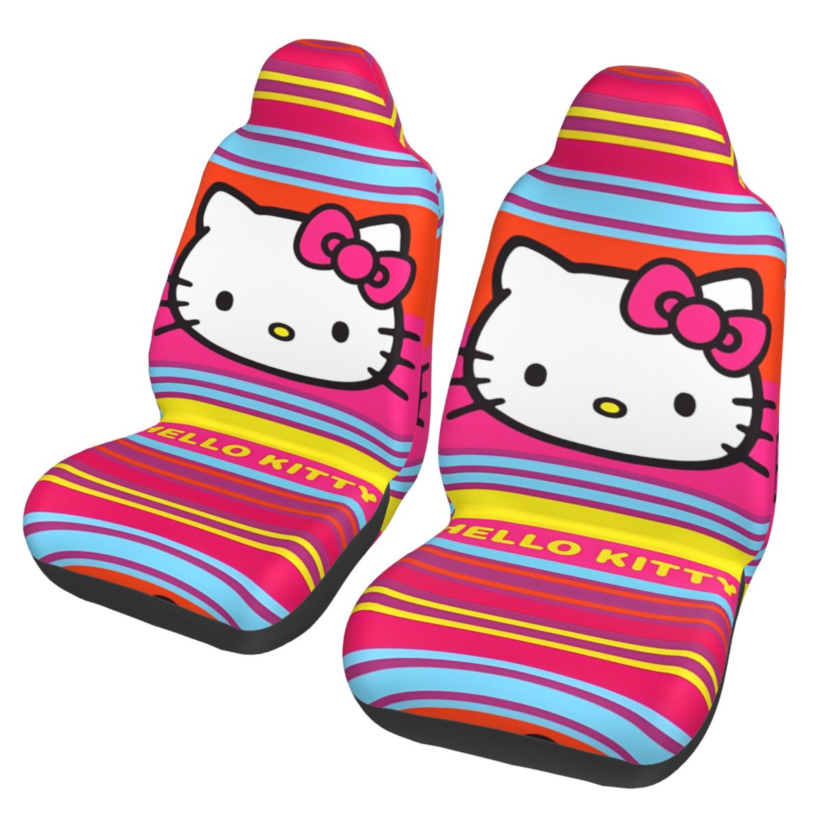 Free Cosplay Prop Patterns - Hello Kitty Stripe Pattern Universal Car