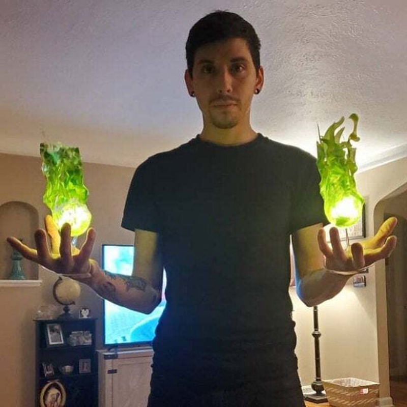 Cosplay Floating Prop - Halloween Decor Props Simulation Floating Fireball