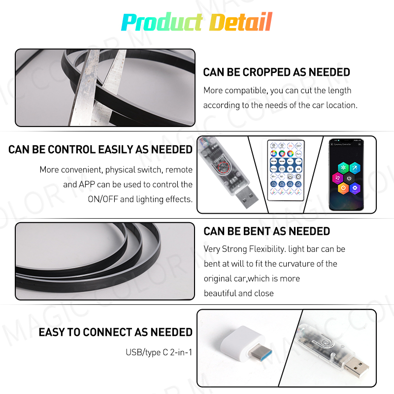 Vegetting 140cm Car Ambient Li - Led El Wire 리뷰 및 가격