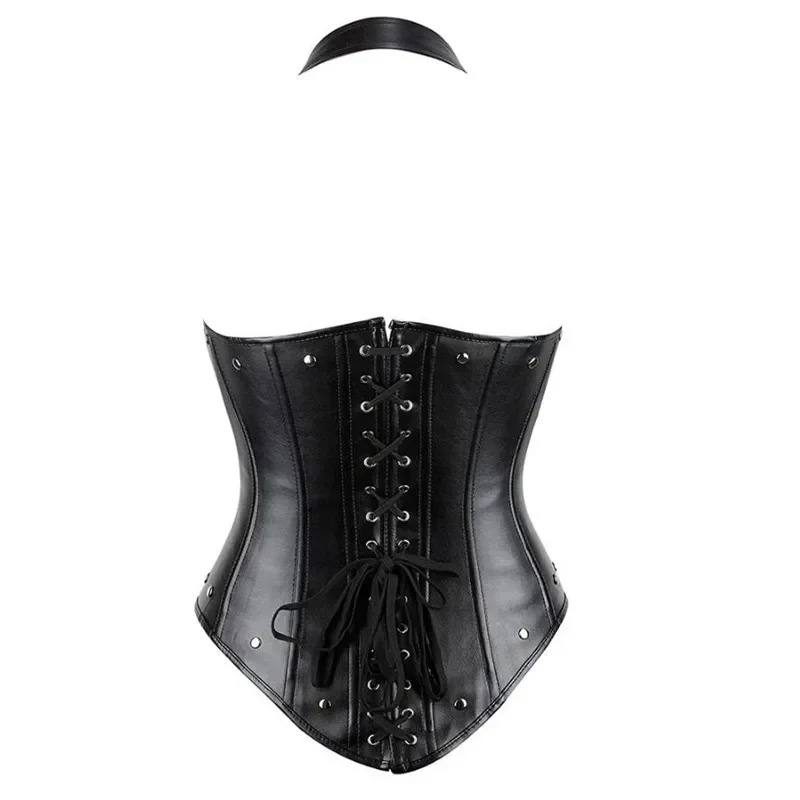 Leather Underbust Corset Tops  - Boning Corset Steel 리뷰 및 가격