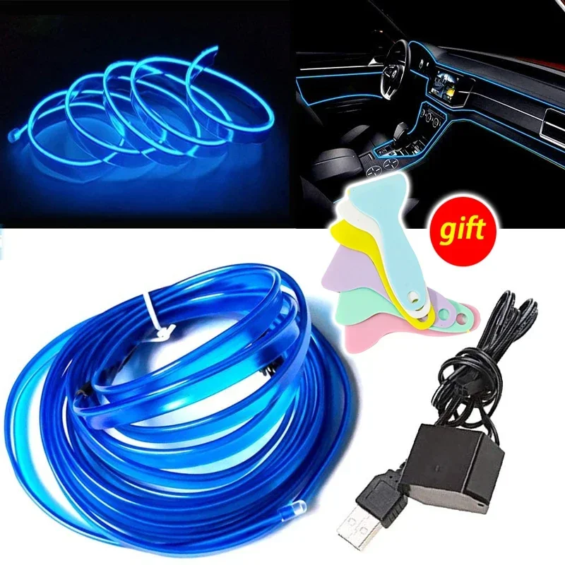 1-5M Car Interior Led Strip Li - Led El Wire 리뷰 및 가격