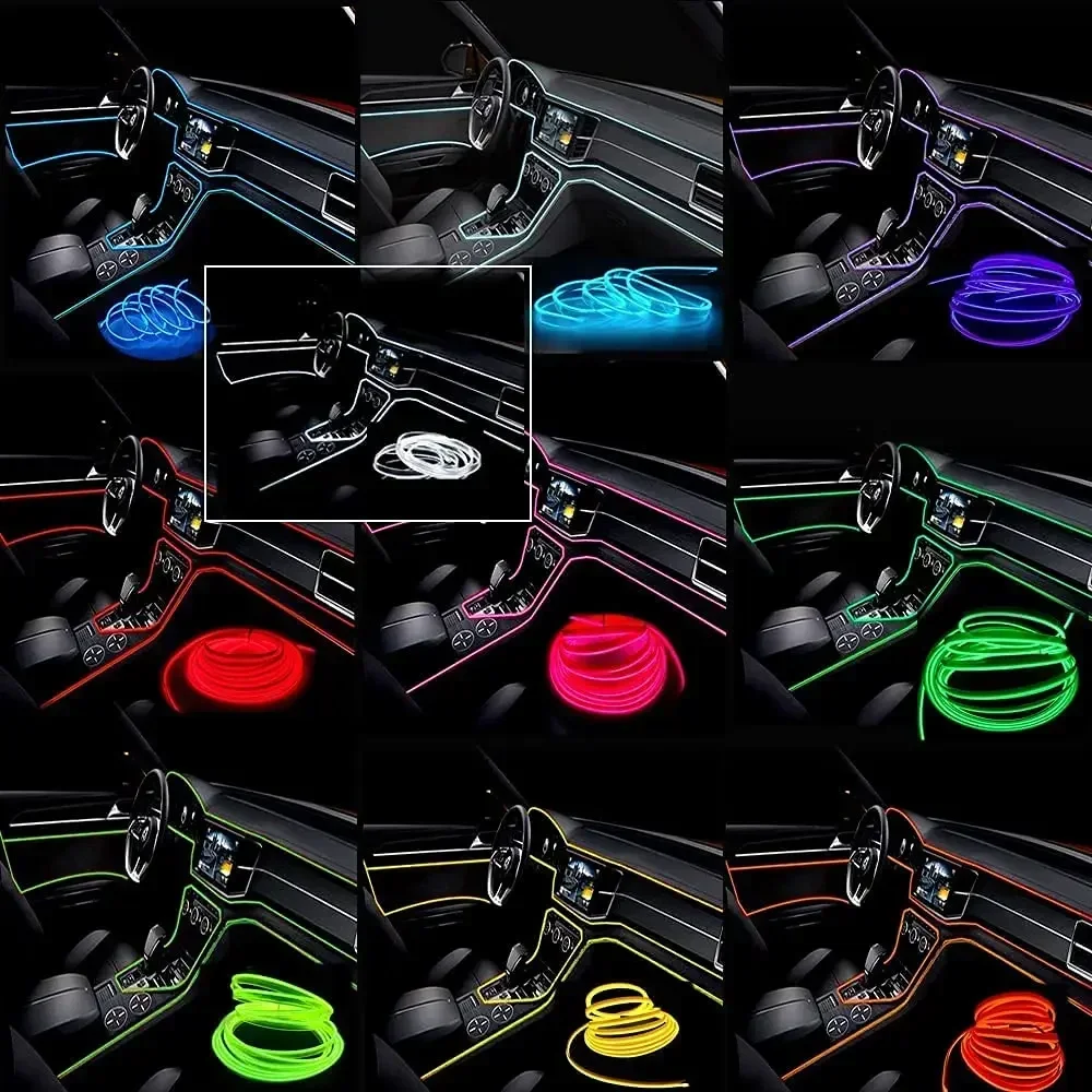 1-5M Car Interior Led Strip Li - Led El Wire 리뷰 및 가격