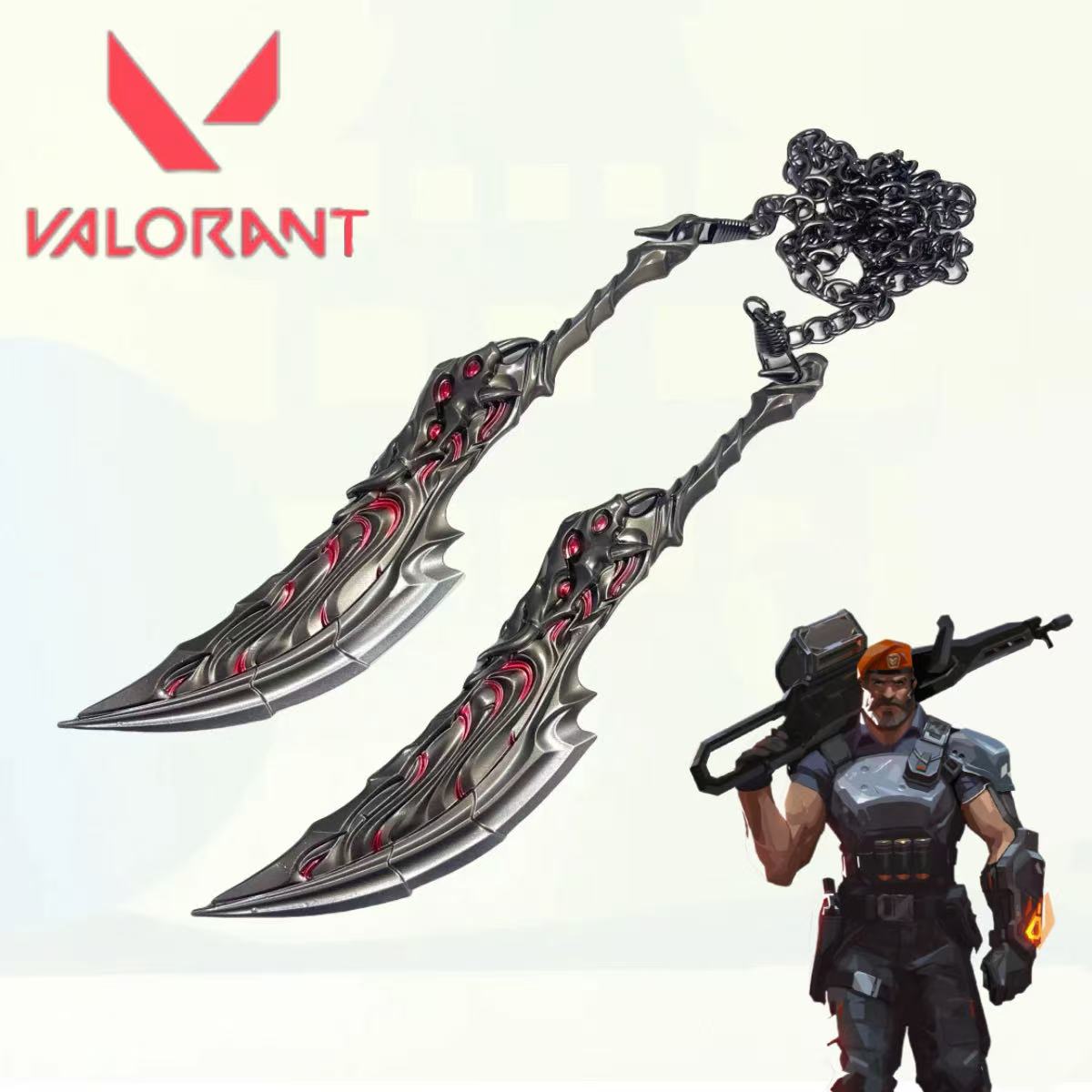 7.1inch Valorant Flame Metal K - Cosplay Flame Prop 리뷰 및 가격