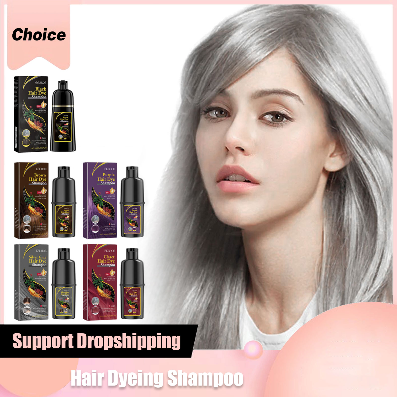 Hair Dyeing Shampoo 3-in-1 Rap - Hair Spray Color 리뷰 및 가격