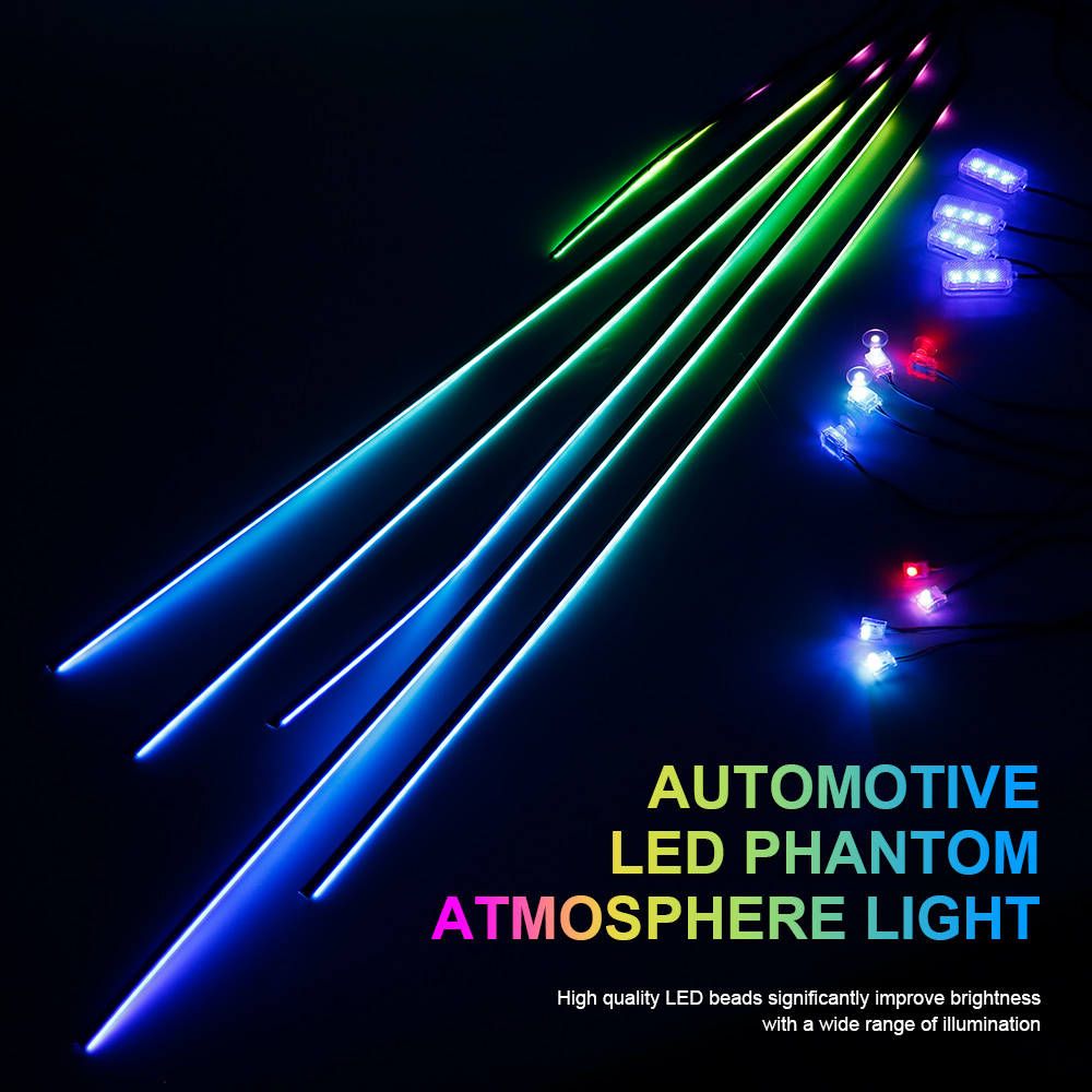 18/22 in 1 Acrylic Led Car Amb - Led El Wire 리뷰 및 가격