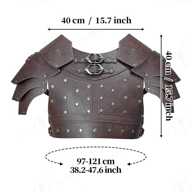 Medieval Studded Shoulder Ches - Prop For Cosplay 리뷰 및 가격