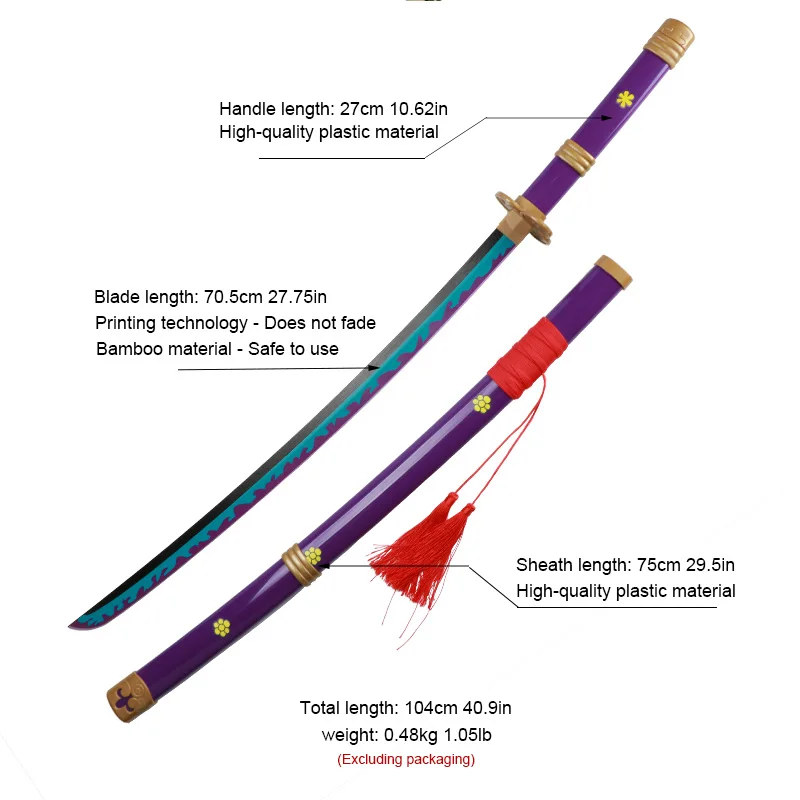 Anime Rononoa Zoro Katana Orig - Free Cosplay Prop Patterns 리뷰 및 가격