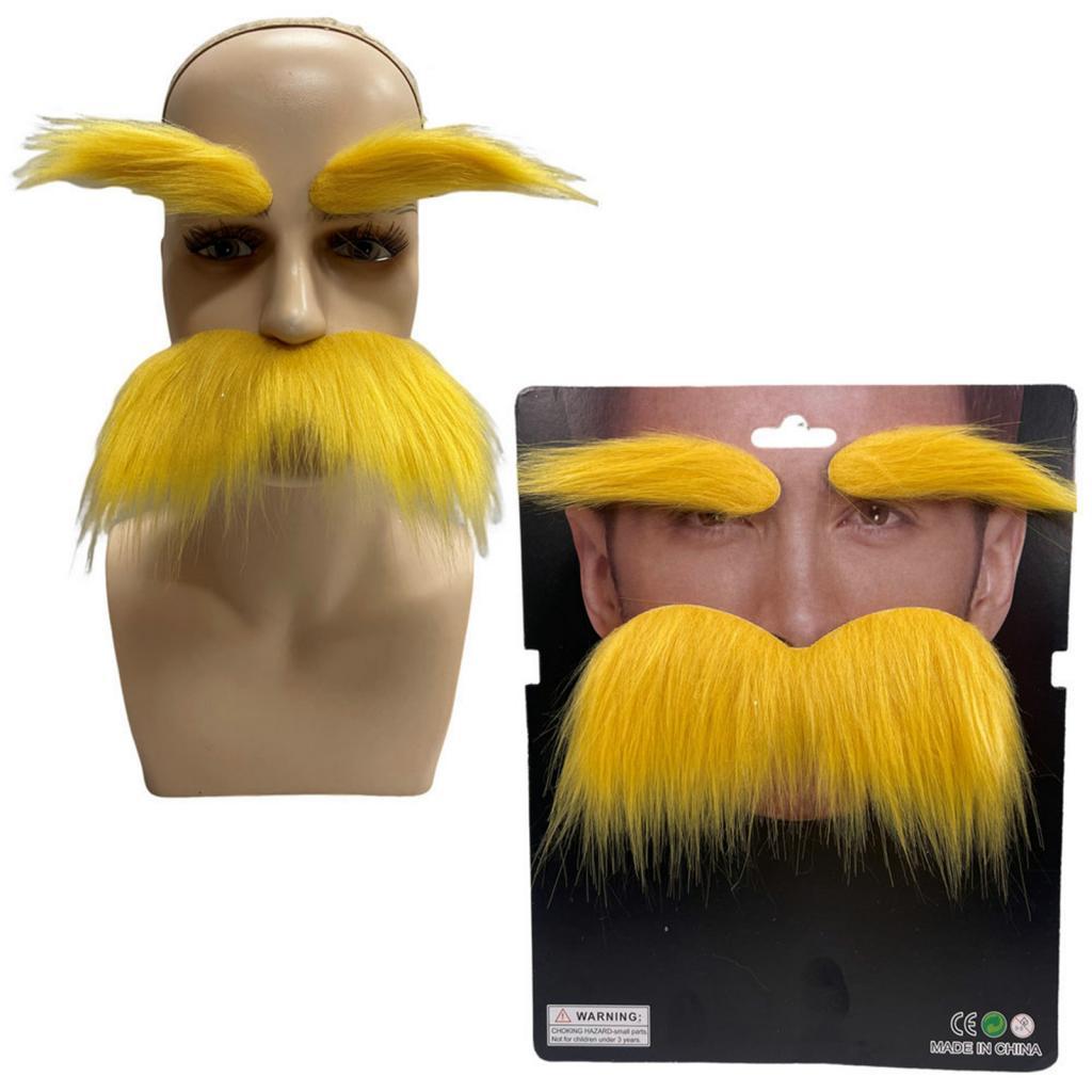 Novelty Stick on Fake Mustache - Cosplay Prop Kit 리뷰 및 가격