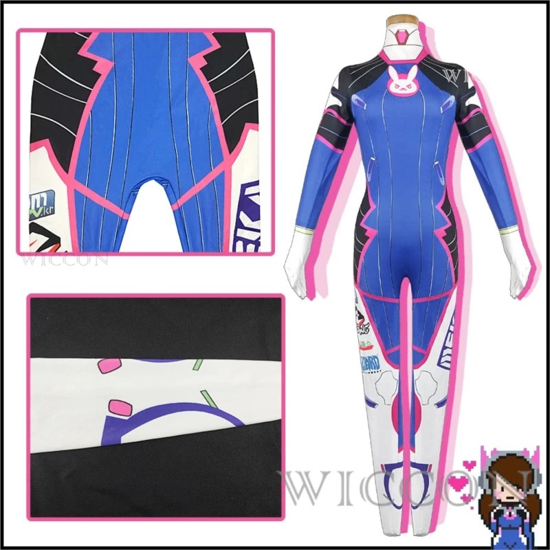 2025 11 Anime Woman Jumpsuit T - Dva Cosplay Prop 리뷰 및 가격