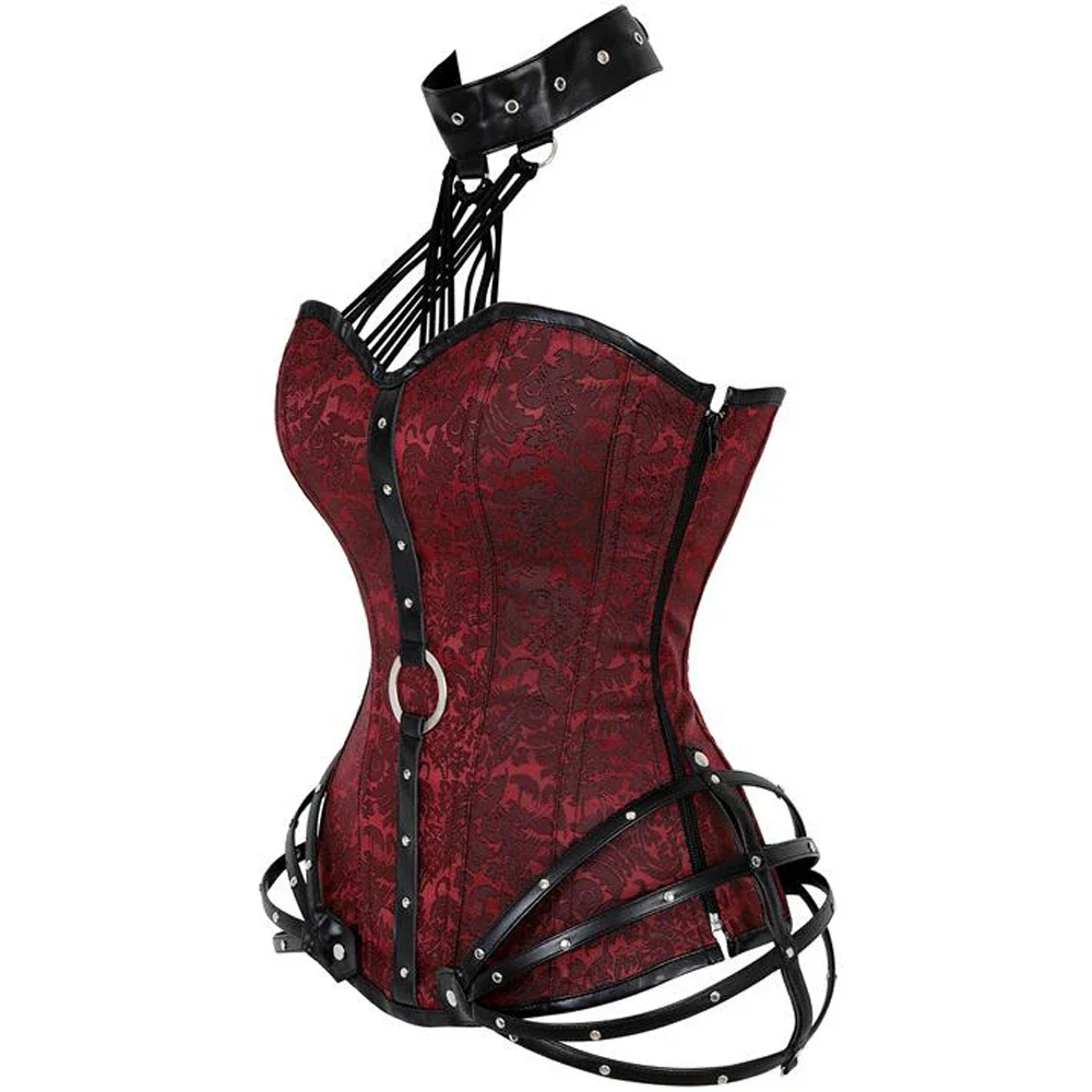 Gothic Steampunk Corset Tops w - Boning Corset Steel 리뷰 및 가격