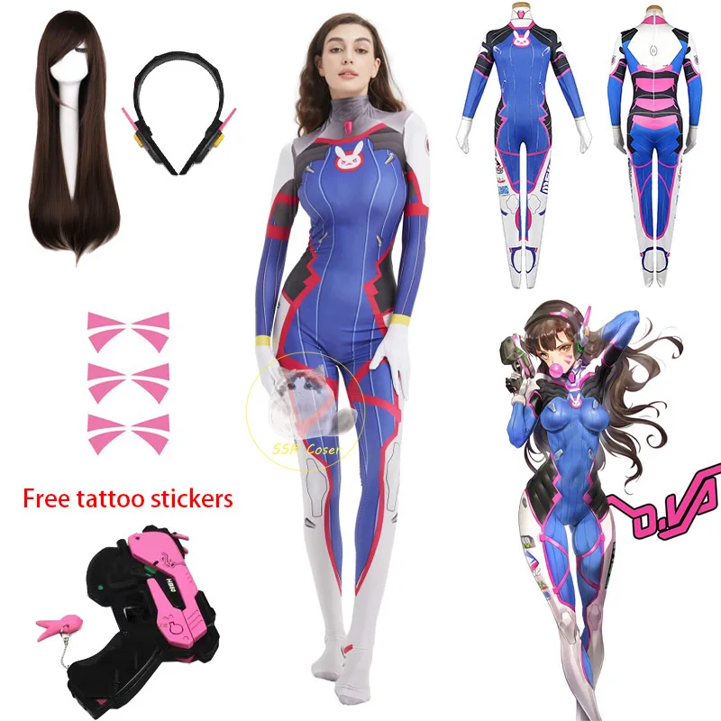 Dva Cosplay Costume Bodysuit Z - Dva Cosplay Prop 리뷰 및 가격
