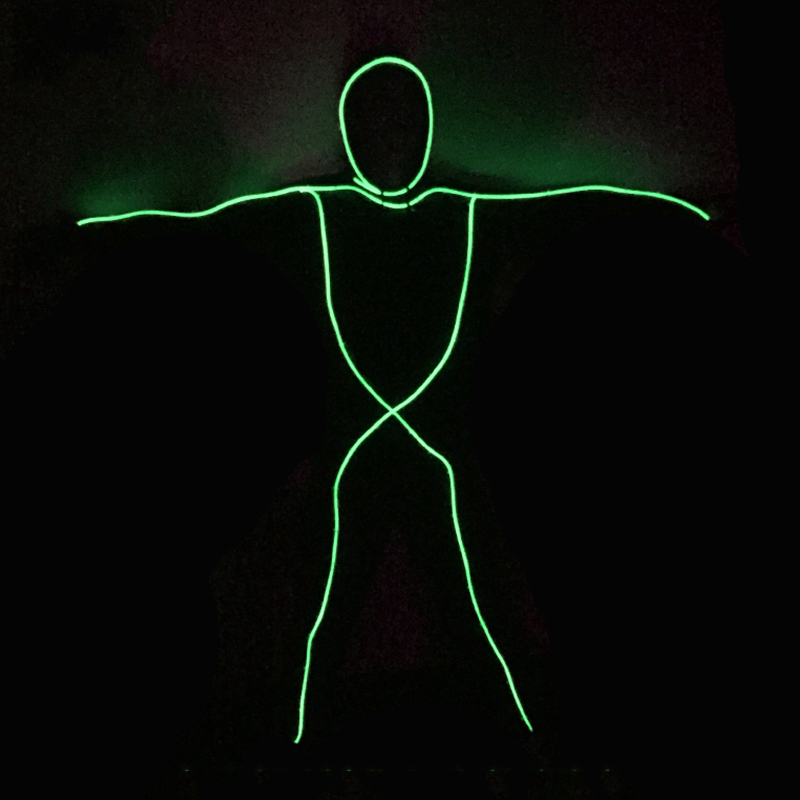 EL Wire Suit Clothings LED Cos - Led El Wire 리뷰 및 가격