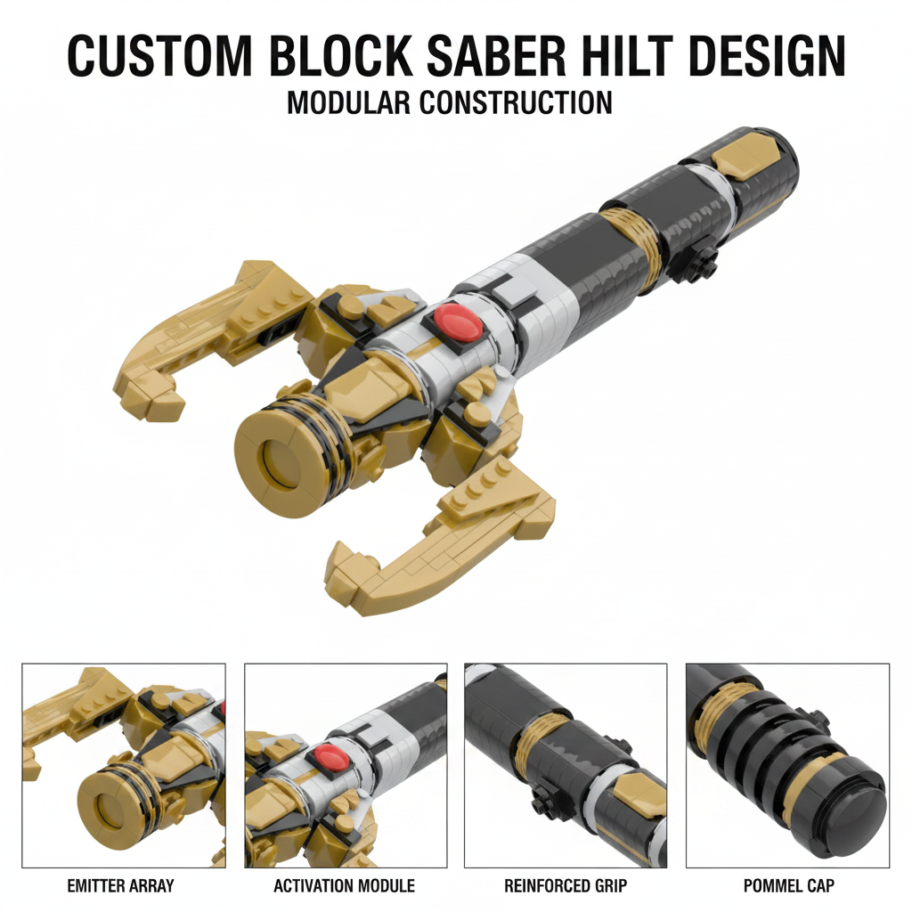 Sci-Fi Energy Sword Hilt MOC B - Cosplay Prop Building 리뷰 및 가격