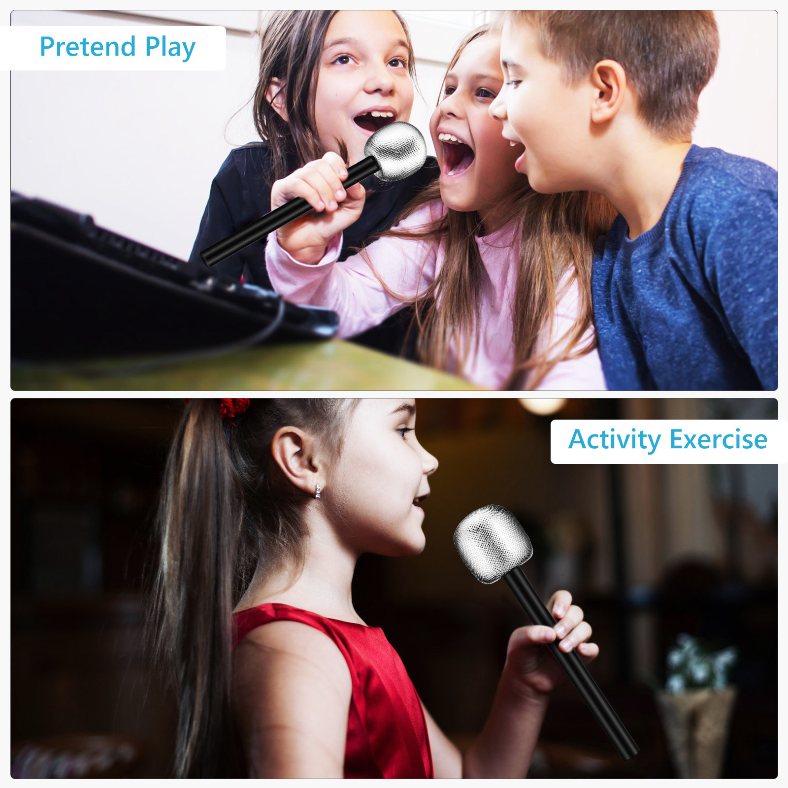 4Pcs Simulation Microphone Pro - Cosplay Prop Building 리뷰 및 가격
