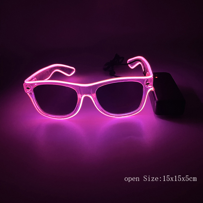 1Pcs Led Glasses Neon Glow Sun - Led El Wire 리뷰 및 가격