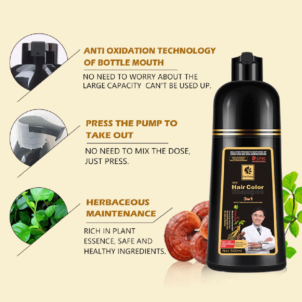 3 In 1 Instant Coloring Shampo - Hair Spray Color 리뷰 및 가격