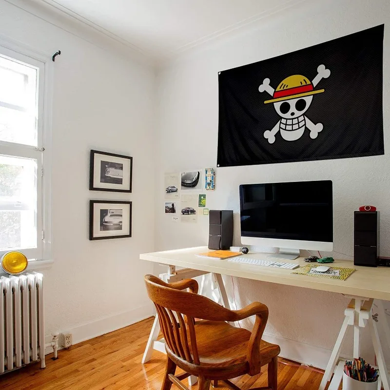 One Piece 90x150cm Pirate Skul - Cosplay Prop Painting 리뷰 및 가격