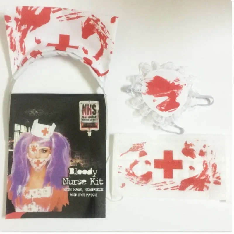 3pcs/Set Halloween Bloody Nurs - Cosplay Prop Kit 리뷰 및 가격