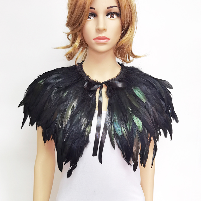 3 Layer Gothic Feather Shawl I - Cosplay Floating Prop 리뷰 및 가격