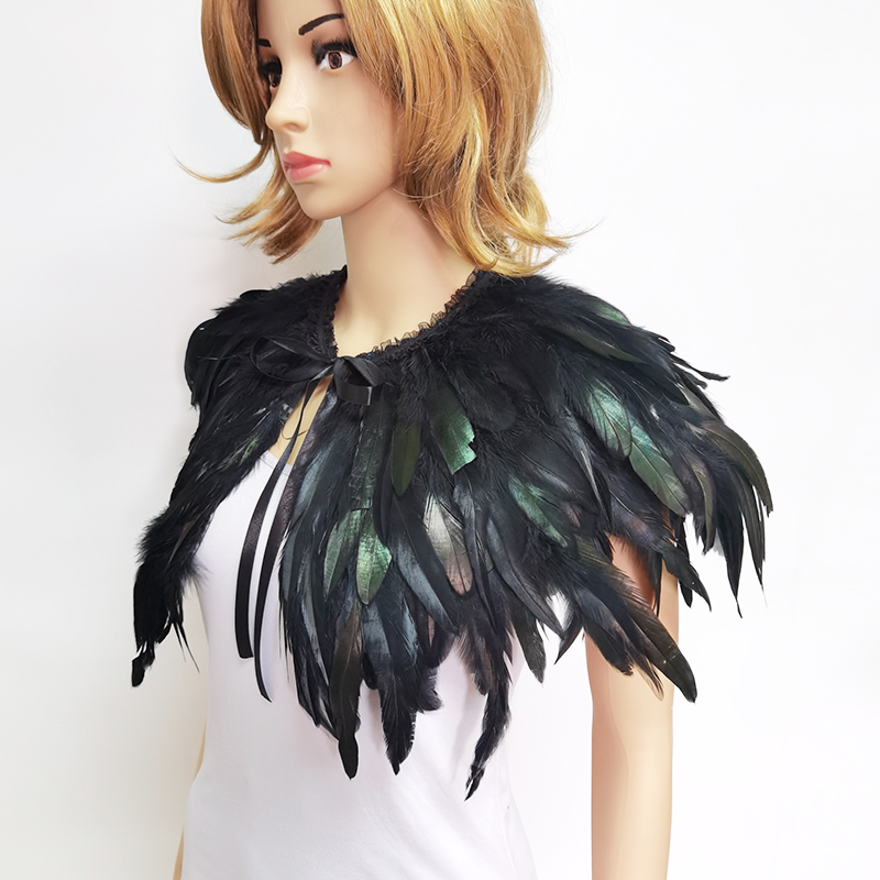3 Layer Gothic Feather Shawl I - Cosplay Floating Prop 리뷰 및 가격
