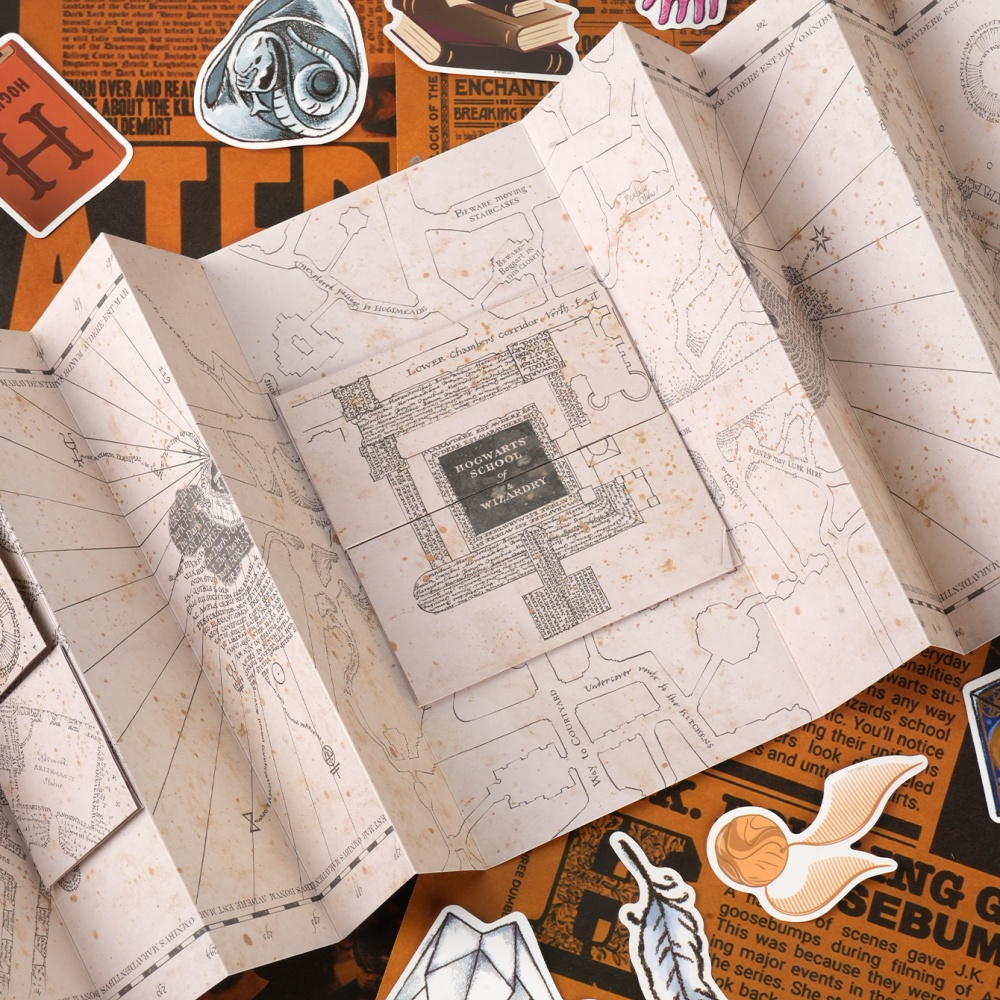 1PC Map Of The Marauder's Scho - Cosplay Prop Making 리뷰 및 가격